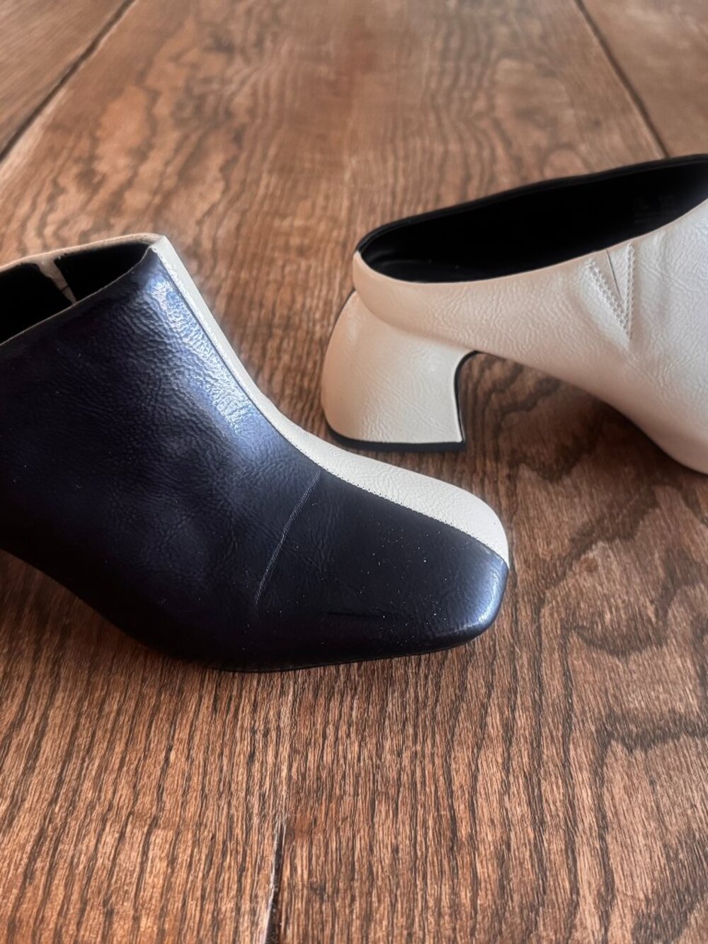 Two Tone Mules - Picture 3 of 8